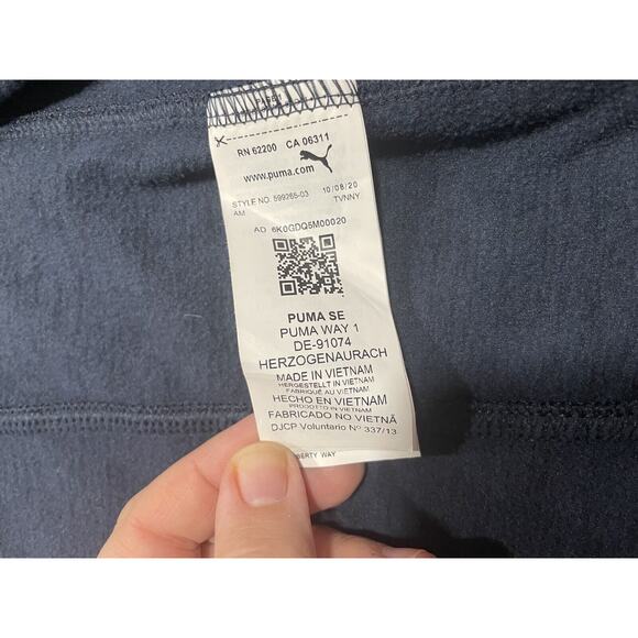 Puma athletic jacket Cloudspun full zip 599265-03 Blue women's size S MSRP $90 - Picture 9 of 10